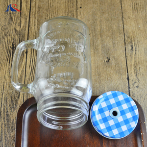 Vasos <span class=keywords><strong>de</strong></span> <span class=keywords><strong>Vidrio</strong></span> Mason <span class=keywords><strong>de</strong></span> 25 Onzas con Grabado Impecable para Smoothies, Bebidas Frías y Calientes, Aptos para Bares y KTV - Product Image 5
