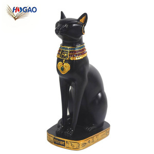 OEM da collezione Obelisco Anubis Dog figurine souvenir egiziano resina statue per la vendita - Product Image 3