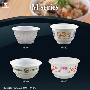 KL03-recipiente de plástico desechable redondo para helados, cuenco con tapa para alimentos, 6/8/12/14/16/24/28/34/36oz, 6 colores, personalizado - Product Image 2