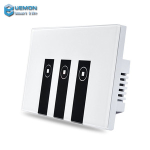 Uemon 1-3 băng đảng nhà thông minh điện ABS tường chuyển đổi bảng điều chỉnh Wifi RF 10A Glass nút cảm ứng điều khiển bằng giọng nói chúng tôi phong cách chuyển đổi ánh sáng - Product Image 6