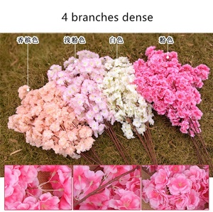 F-1104 حار بيع نوعية جيدة زهرة اصطناعية زهر الكرز الزفاف الديكور - Product Image 3