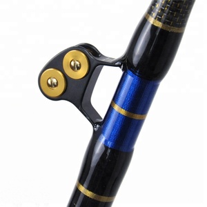 Cañas de Pescar de Fibra de Vidrio para Pesca de Arrastre en Mar, Guía de Rodillo <span class=keywords><strong>Pacific</strong></span> <span class=keywords><strong>Bay</strong></span>, 40lbs, Caña de Pescar para Barco - Product Image 3