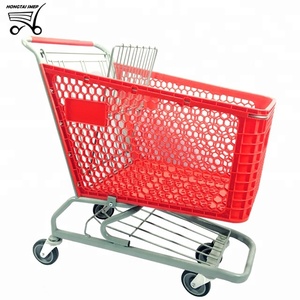 รถเข็นช้อปปิ้งพลาสติกสำหรับร้านค้าซูเปอร์มาร์เก็ต - Product Image 3