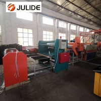 Máquina de Fabricación de Césped Artificial de Alta Calidad Qingdao Julide Machinery, Máquina de Extrusión de Alfombras de Césped de Plástico PE
