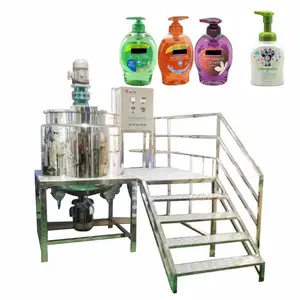 Automatic Electric Heating Detergent Mixing Tank For Shampoo ,Liquid Soap Making Machine