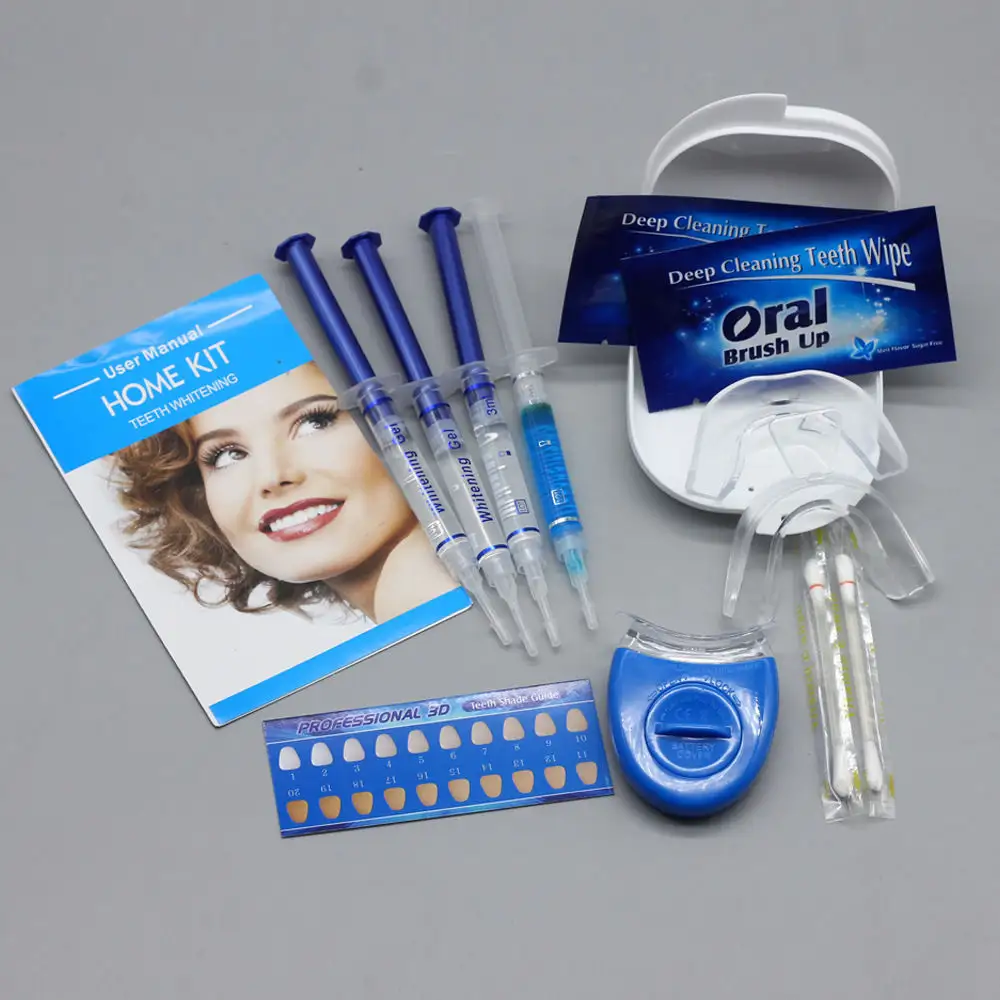 Kit Pemutih Gigi, GEL Pemutih Perawatan Gigi Rumah, Pemutih Cahaya Canggih