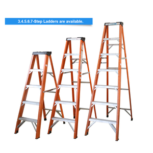 Bước Nền Tảng Thang Nhỏ Gọn Grade1 3 4 5 <span class=keywords><strong>6</strong></span> 7 Chân Sợi Thủy Tinh Mới Cách Nhiệt Thang Kho Frp Trang Trại Siêu Thị Trường - Product Image 2