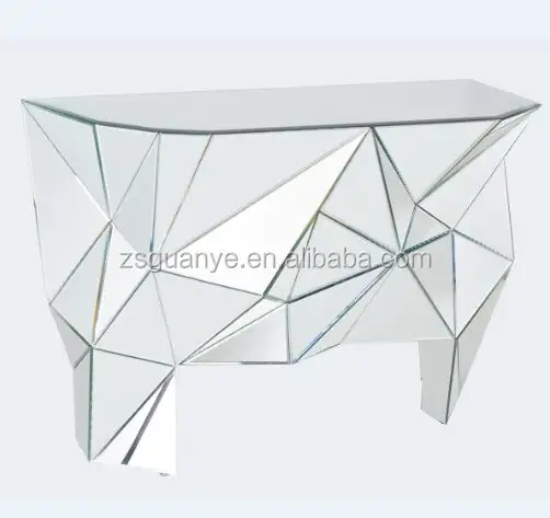 Modern高級Hot販売Handmade Fancy Clear Mirrored Furniture Console Bar Table For Livingルーム