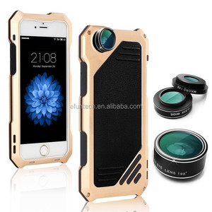 Envío de la gota caja del teléfono metal teléfono cubierta con lente <span class=keywords><strong>ojo</strong></span> de <span class=keywords><strong>pez</strong></span> para <span class=keywords><strong>iPhone</strong></span> 6 S - Product Image 2