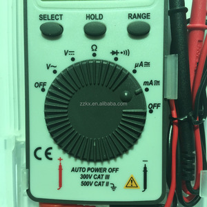 Multimètre numérique de poche extra fin <span class=keywords><strong>Volt</strong></span>/Ampère/OHM avec étui en plastique KT8216 - Product Image 6