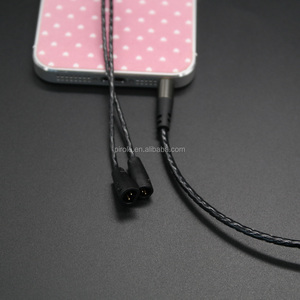 Sennheiser IE8I IE80IE8ヘッドセット用のマイクとリモートを備えた人気のIEM交換用アップグレードケーブル