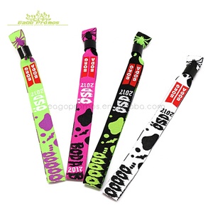 2025 Wholesale Hot-selling Cheap Custom Fabric <strong>Woven</strong> <strong>Wristband</strong> With Barrel Locks - Product Image 5