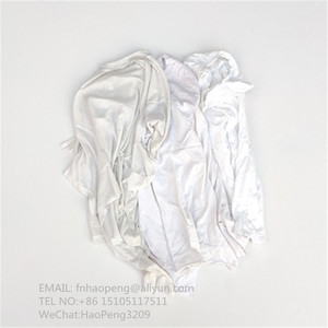 أبيض اللون قطع تي شيرت قطعة قماش مصنوعة من القطن <span class=keywords><strong>25</strong></span> كجم بالة - Product Image 3