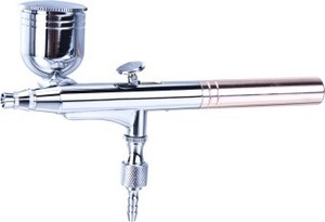 0.2/0.25/0.5mm Double <span class=keywords><strong>Action</strong></span> Pistolet HS-32 Ensemble Aérographe Brosse à Air pour Outil À Ongles Tatoo Art Foundation - Product Image 5