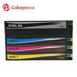 975 975XL ink cartridge for pagewide pro MFP 477dw/dn printer replace cartridge