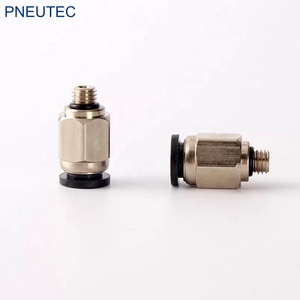 Filetage mâle nickelé en laiton PC4-M5C raccord rapide <span class=keywords><strong>compact</strong></span> mini raccord pneumatique pour imprimantes 3D - Product Image 2