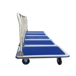 Carretilla de plataforma de acero resistente de 300kg, carretilla de mano plegable de cuatro ruedas para herramientas - Product Image 6