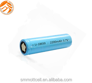 Wiederaufladbare lithium-batterie 18650 3,7 v 2200 mah parallel li ion 18650 batterie 18650 li ion zellen - Product Image 1