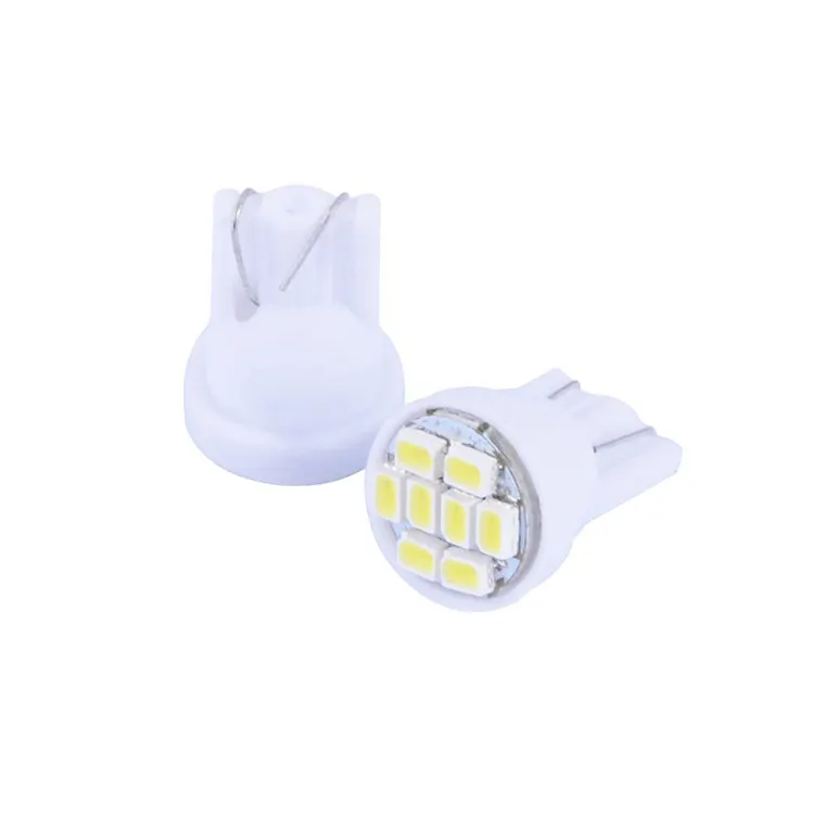 T10 W5W 1206 8SMD Tự Động Chiều Rộng Đèn LED T10 Bóng Đèn