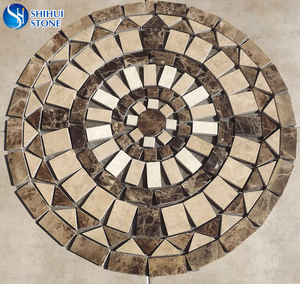 Đầy màu sắc Thường Xuyên Đá Tự Nhiên Slate Tường Nghệ Thuật Mosaic Mẫu - Product Image 3