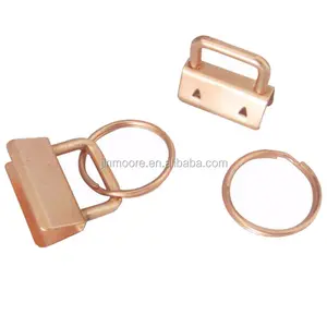 KFH01 손목 하드웨어 금속 키 Fob 하드웨어 로즈 골드 키 체인