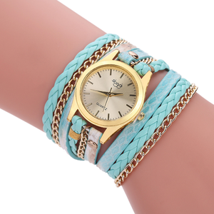 Orologio da Polso Dorato per Donna, Casual, con Bracciale, Quadrante Rotondo con Cristalli, Orologio di Lusso - Product Image 5