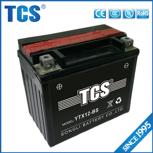 2017 ESPAÑA TCS YTX12-BS batería 12ah batería seca seca la batería de la motocicleta <span class=keywords><strong>moto</strong></span> 12 v estándar del mercado europeo - Product Image 1