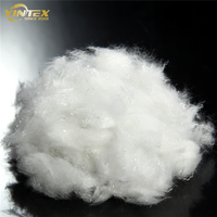 Fibre de polyester recyclée 3DX64 creuse conjuguée siliconée/non siliconée