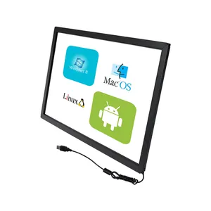 (10.4-150inch) Full size 2/4/6/10 point touch 42 inch ir touch screen frame