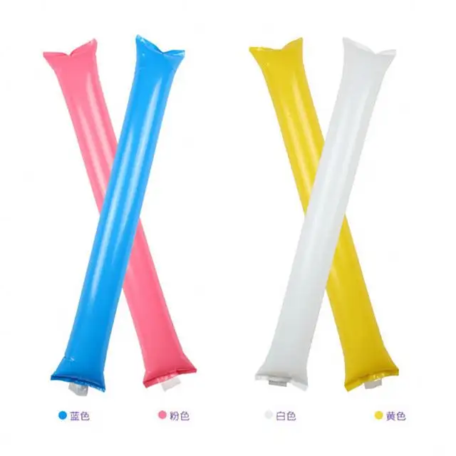 ZH2412 Fußballfans PVC Aufblasbarer Ballon Bang Bang Stick Cheer ing Sticks