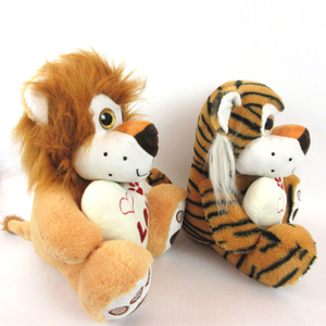 Personnalisé Valentine lion/<span class=keywords><strong>tigre</strong></span>/léopard en peluche <span class=keywords><strong>animal</strong></span> en peluche jouets - Product Image 3
