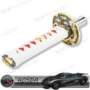 Universel Blanc Frais Katana Pommeaux Samurai Épée De Voiture Pommeau - Product Image 1