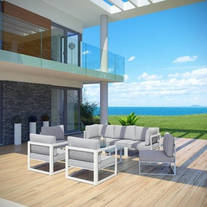 <span class=keywords><strong>Muebles</strong></span> de jardín al aire libre diseño barato de sofá de Metal conjunto - Product Image 2