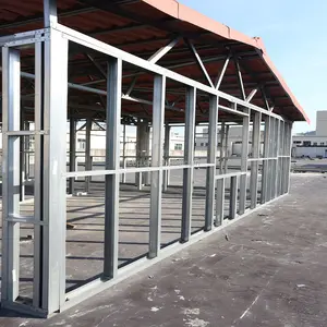 commercial lightweight galvanized steel frame house projects in Latin American