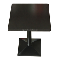 Meubles en métal MDF carrés au design moderne Table basse traditionnelle antique pour l'intérieur et l'extérieur dans les appartements et les maisons