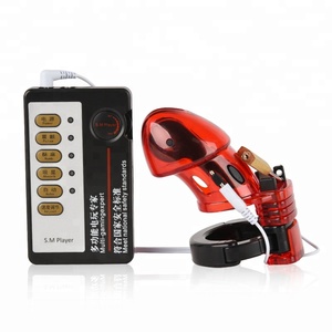 Mâle Sex Toys Pénis Serrure Cock Cage Électro Choc Chasteté Cage - Product Image 2