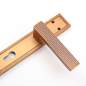 定制原创高品质时尚门锁设计大尺寸门把手门锁套装 - Product Image 4