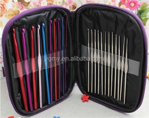 Aiguilles en aluminium multicolores, 22 pièces, lot de 10, tissage de fil artisanal, <span class=keywords><strong>couture</strong></span>, <span class=keywords><strong>crochet</strong></span> <span class=keywords><strong>crochet</strong></span> - Product Image 2