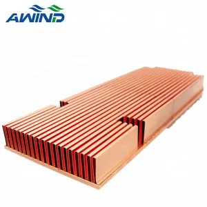 Placa de Dissipação de Calor de Cobre Puro de Alta Potência 300watt 500w de Shenzhen, Dissipador de Calor Flexível com Fins Dobrados para Luzes de LED 300mm - Product Image 4