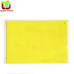Waring signos para cercas eléctricas fijación en poste de madera - Product Image 2