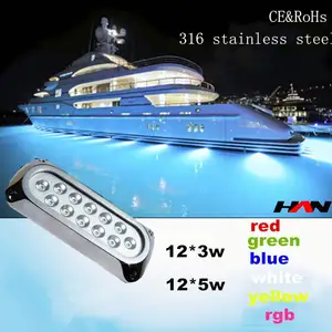 yacht accessories swimming pool led light first class ip68 stainyacht accessories first class ip68 stainless steel(316) 36w led