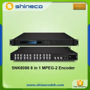 Shineco הדיגיטלי CATV 4 ב 1 MPEG 2 IP מקודד