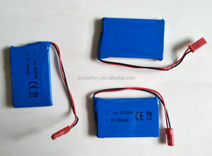 053048 3.7V 800mAh 알루미늄 쉘 충전식 리포 배터리 (JST 커넥터 포함) - Product Image 4