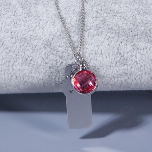 Geboortesteen Ketting Gedenkteken Baby Voeten Hanger Charms Nieuwe Mum Cadeaus, Aandenken Sieraden - Product Image 6