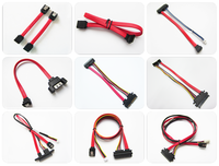 Buena Sata 22Pin Sata hembra a macho 7 + 15Pin Cable de extensión