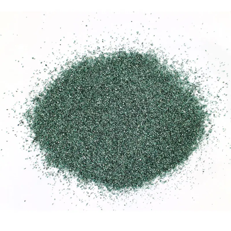 Siyah/yeşil Sic silisyum karbür parlatma tozu kum yapmak için taşlama diski