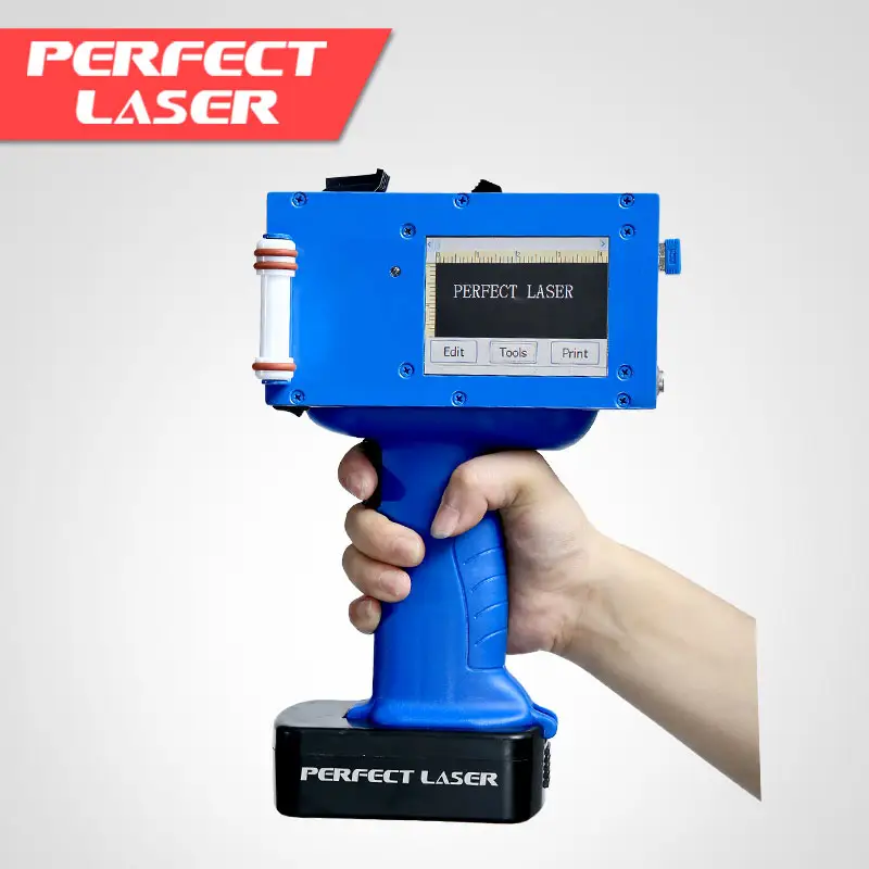 Perfect Laser Industrial Handheld 12.7mm Date Codes Number Inkjet Printer Machine