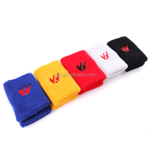 High Elastic Embroidered Terry Custom Cotton Wristband/Sweatband for Men and Women