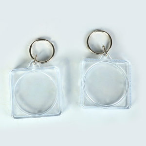 Stampa personalizzata piazza keychain acrilico bianco - Product Image 6