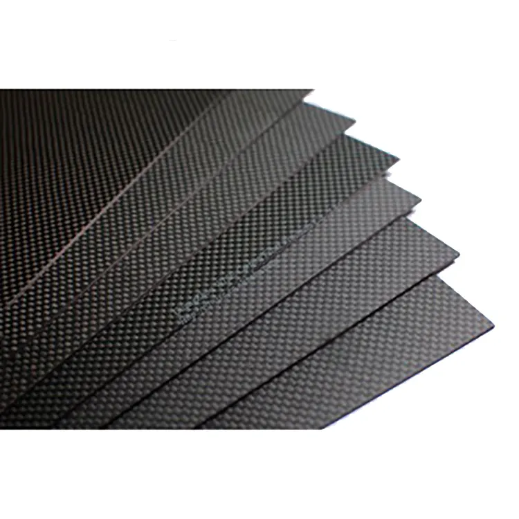 Foglio flessibile In Twill 3k In fibra di carbonio di alta qualità In colore nero o altri colori personalizzati
